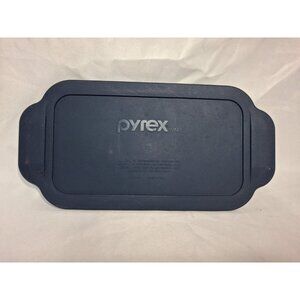 RARE! HTF! Pyrex Replacement Storage Cover/Lid 213-PC 10 1/2" x 5 1/4 " Blue GUC